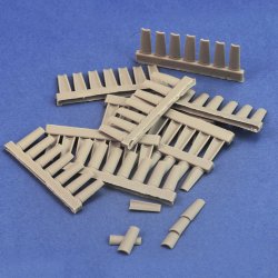 画像2: RoyalModel[RM703]1/48 ジオラマアクセサリー スパニッシュ瓦(半丸)