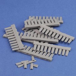 画像2: RoyalModel[RM712]1/72 ジオラマアクセサリー スパニッシュ瓦(半丸)