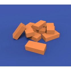 画像1: RoyalModel[RM718]1/72 ジオラマアクセサリー 耐火レンガセット