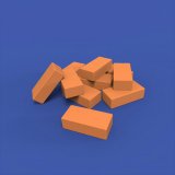 RoyalModel[RM725]1/48 ジオラマアクセサリー 耐火レンガセット