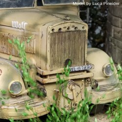 画像2: RoyalModel[RM771]1/35 WWII 伊 ランチア3Ro重トラック用枠無しラジエーター