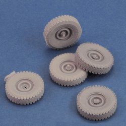 画像2: RoyalModel[RM779]1/35 ロシアGAZ軍用車用自重変形タイヤセット
