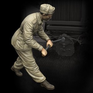 画像1: RoyalModel[RM811]1/35 WWII 伊 手回し始動する伊軍歩兵 (1)