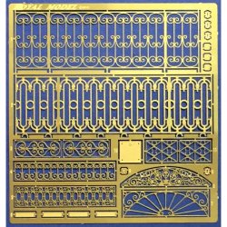 画像2: RoyalModel[RM825]1/35 バルコニー用手すりセット 　