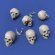 画像1: RoyalModel[RM857]1/24 頭蓋骨(75mm)6個入 (1)