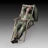 RoyalModel[RM871]1/35 現用 眠る米兵