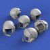 画像2: RoyalModel[RM879]1/35 現用 イスラエル CVCヘルメットセット(6個入) (2)