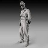 RoyalModel[RM884]1/48 WWII ドイツ戦車搭乗員 後ろで手を組む戦車兵