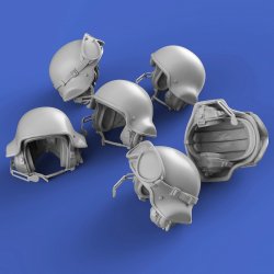 画像2: RoyalModel[RM890]1/35 現用 イスラエル 602型CVCヘルメットセット(6個入)