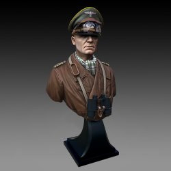 画像1: RoyalModel[RM903]1/16 WWII ドイツ軍 DAK エルヴィン・ロンメル胸像