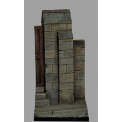 画像3: RoyalModel[RM921]1/35 ジオラマ素材 壁角と歩道のビネットベース