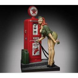 画像2: RoyalModel[RM929]1/35 ガソリンスタンドのミリタリー・ピンナップガール