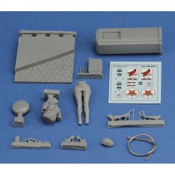 画像5: RoyalModel[RM929]1/35 ガソリンスタンドのミリタリー・ピンナップガール