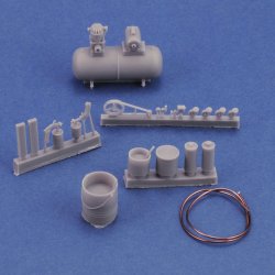 画像2: RoyalModel[RM934]1/35 ジオラマアクセサリー エアコンプレッサーセット