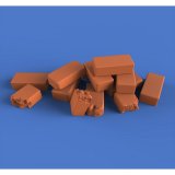 RoyalModel[RM945]1/35 ジオラマアクセサリー 耐火レンガ No.1