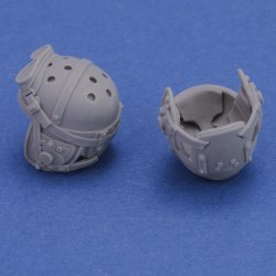 画像3: RoyalModel[RM987]1/16 WWII アメリカ陸軍戦車兵ヘルメット 第二次大戦期セット（2個入）