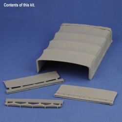 画像2: RoyalModel[RM991]1/35 WWII Sd.Kfz.9 18t重ハーフトラック FAMO用キャンバスカバー パート2