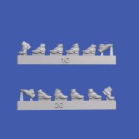 RoyalModel[RM997]1/35 WWII ドイツ軍歩兵用ハーフブーツセットNo.5