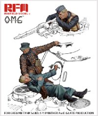 ライフィールドモデル[RMOM-35001]1/35 ドイツ戦車兵セット「銃弾に倒れた兵士」レジン製フィギュア3体入り