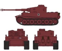 画像3: ライフィールドモデル[RFM5071]1/35 VK45.01(H) (Fgsl.Nr.V1) ティーガーI ヘンシェル試作型