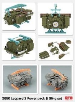 画像2: ライフィールドモデル[RFM2050]1/35 レオパルト2用パワーパック& スリングセット