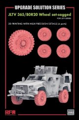ライフィールドモデル[RFM2052]1/35 JLTV用自重変形ホイールセット (RFM5090用)