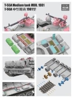 画像4: ライフィールドモデル[RFM5098]1/35 T-55A 中戦車 Mod.1981w/可動式履帯