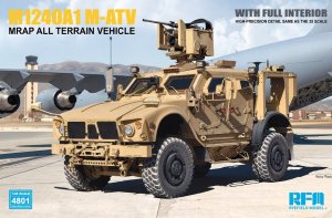 画像1: ライフィールドモデル[RFM4801]1/48 M1240A1 M-ATV MRAPw/フルインテリア (1)