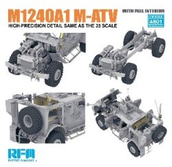 画像3: ライフィールドモデル[RFM4801]1/48 M1240A1 M-ATV MRAPw/フルインテリア