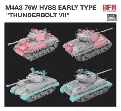 画像4: ライフィールドモデル[RFM5092]1/35 M4A3 76W HVSS 初期型「サンダーボルトVII」