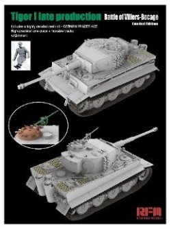 画像4: ライフィールドモデル[RFM5101]1/35 ティーガーI 後期型(ヴィレル・ボカージュの戦い)w/ツィンメリット &ドイツパンツァーエース