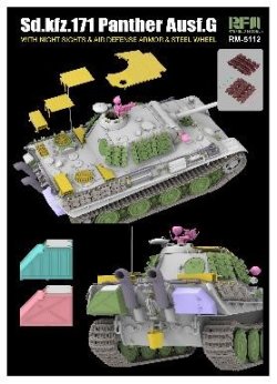 画像3: ライフィールドモデル[RFM5112]1/35 パンター G型w/赤外線暗視装置、対空追加装甲 & スチールホイール装備