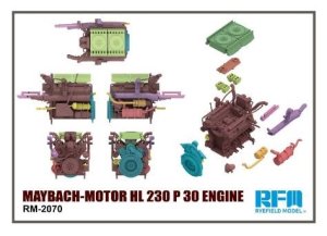 画像1: ライフィールドモデル[RFM2070]1/35 マイバッハ HL230 P30エンジンセット (1)