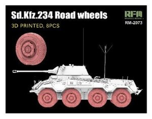 画像1: ライフィールドモデル[RFM2073]1/35 Sd.Kfz. 234/2 プーマ用ホイールセット(3Dプリンター製、8個入り) (1)