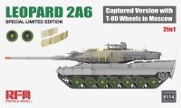 ライフィールドモデル[RFM5114]1/35 レオパルト 2A6w/T-80転輪"モスクワで展示された鹵獲車輛"特別限定版