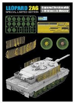 画像3: ライフィールドモデル[RFM5114]1/35 レオパルト 2A6w/T-80転輪"モスクワで展示された鹵獲車輛"特別限定版