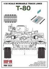 ライフィールドモデル[RFM3025]1/35 T-80シリーズ用可動式履帯