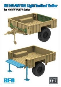 画像1: ライフィールドモデル[RFM5117]1/35 HMMVW/JLTVシリーズ用M1101/M1102 軽戦術トレーラー (1)