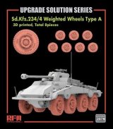 ライフィールドモデル[RFM2076]1/35 Sd.Kfz.234/4用自重変形ホイール タイプA