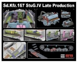 画像4: ライフィールドモデル[RFM5111]1/35 Sd.Kfz.167 IV号突撃砲 後期型w/エンジン & 可動式履帯