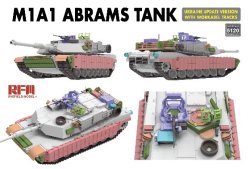 画像3: ライフィールドモデル[RFM5120]1/35 M1A1 エイブラムス ウクライナ軍アップデート版w/可動式履帯