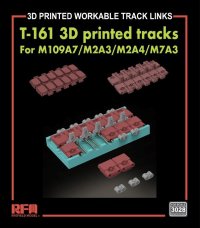 ライフィールドモデル[RFM3028]1/35 M109A7/M2A3/M2A4/M7A3用T161 連結組立可動式履帯セット(3Dプリンター製)
