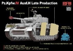 画像2: ライフィールドモデル[RFM5127]1/35 IV号戦車 H型 後期型w/連結組立可動式履帯