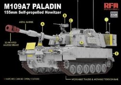 画像2: ライフィールドモデル[RFM5129]1/35 M109A7 パラディン155mm自走砲w/金属砲身&連結組立可動式履帯
