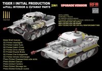 ライフィールドモデル[RFM5131]1/35 タイガーI重戦車 極初期型1943年前半w/フルインテリア&カットモデルパーツ グレードアップ版