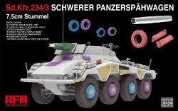 画像3: ライフィールドモデル[RFM5134]1/35 Sd.Kfz.234/3 シュツンメル7.5cm砲搭載 8輪重装甲偵察車