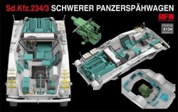 画像5: ライフィールドモデル[RFM5134]1/35 Sd.Kfz.234/3 シュツンメル7.5cm砲搭載 8輪重装甲偵察車