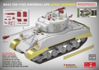 ライフィールドモデル[RFM5136]1/35 M4A3 シャーマン 76W VVSS 後期型w/フルインテリアグレードアップ版