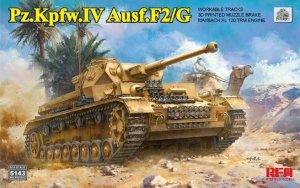 画像1: ライフィールドモデル[RFM5143]1/35 IV号戦車 F2/G型w/連結組立可動式履帯 (1)