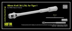 画像1: ライフィールドモデル[RFM2098]1/35 タイガーI用88mm KwK36 L/563Dプリンター製砲身(ライフィールド/タコム/タミヤ用)